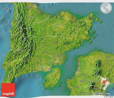 Satellite 3D Map of Iloilo .